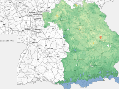 WaldDürreMonitor Bayern: Tagesaktuelle Bodenfeuchte für den Wald