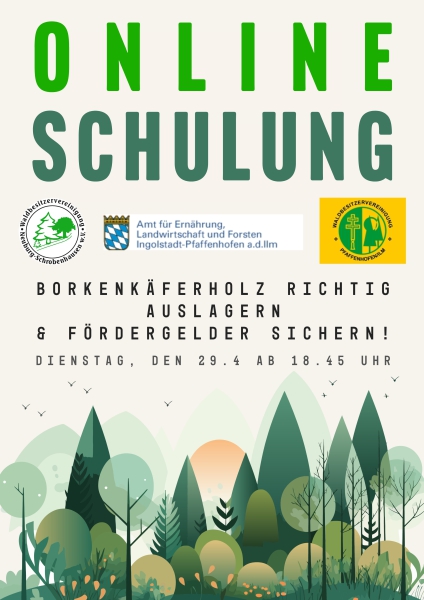 Online Schulung Borkenkäfer